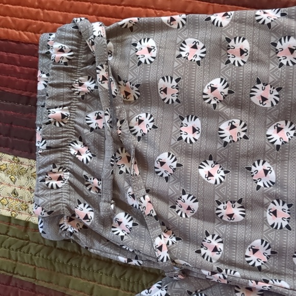 COUNT THE STARS* 2pc set top and elastic waist pants/drawstring knit cuffs siz M - Picture 5 of 7